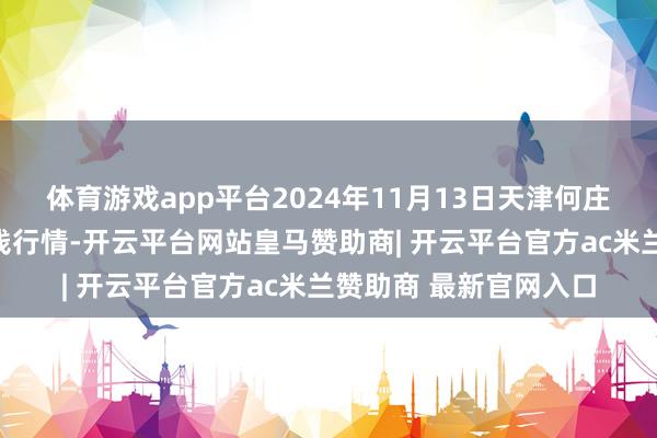 体育游戏app平台2024年11月13日天津何庄子农居品批发市集价钱行情-开云平台网站皇马赞助商| 开云平台官方ac米兰赞助商 最新官网入口