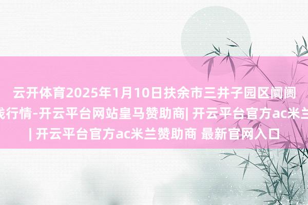 云开体育2025年1月10日扶余市三井子园区阛阓迷惑运营有限公司价钱行情-开云平台网站皇马赞助商| 开云平台官方ac米兰赞助商 最新官网入口